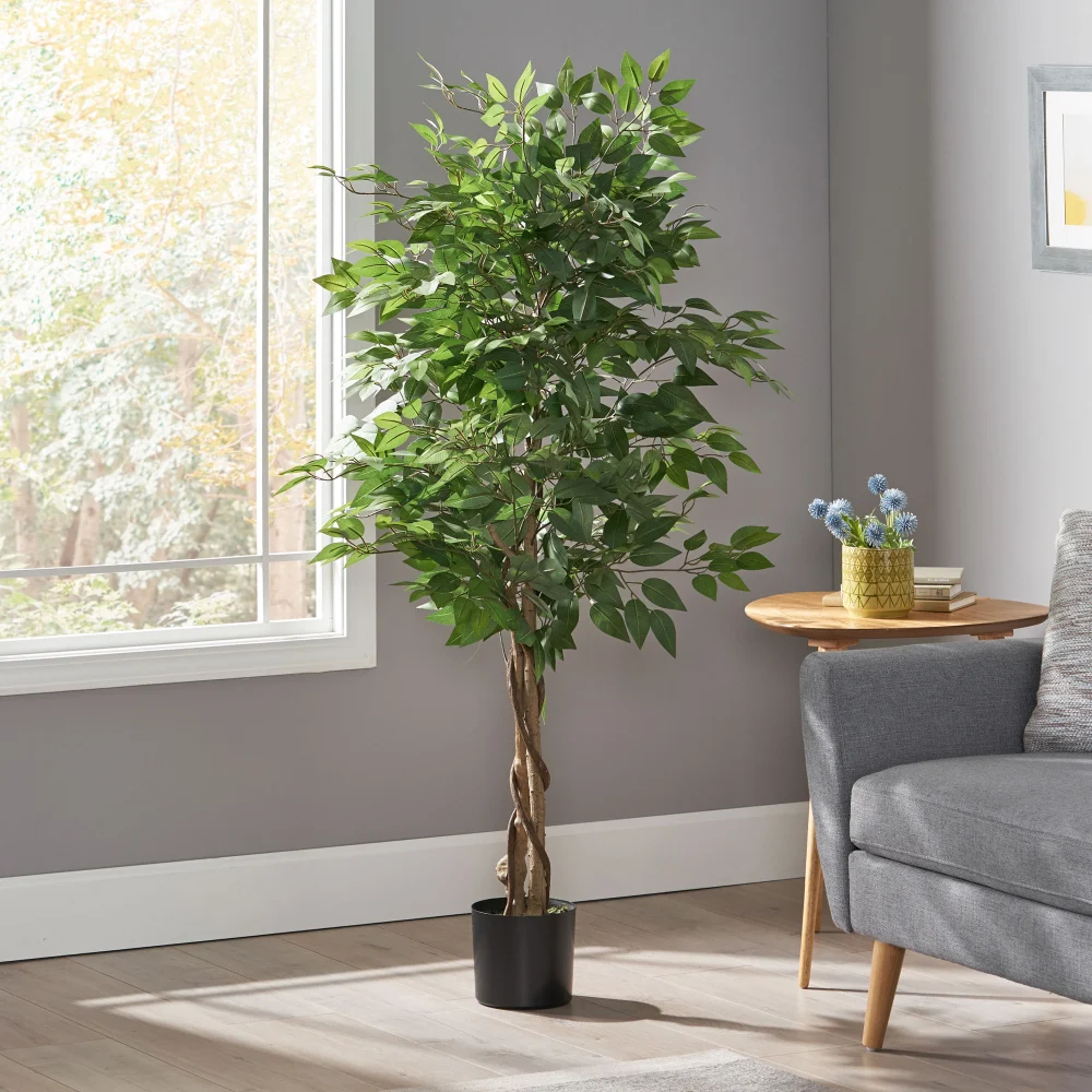 Artificial Olive Tree 150CM Tall Realistic Fake Potted Tree for Indoor Home Office Decor - Image 2