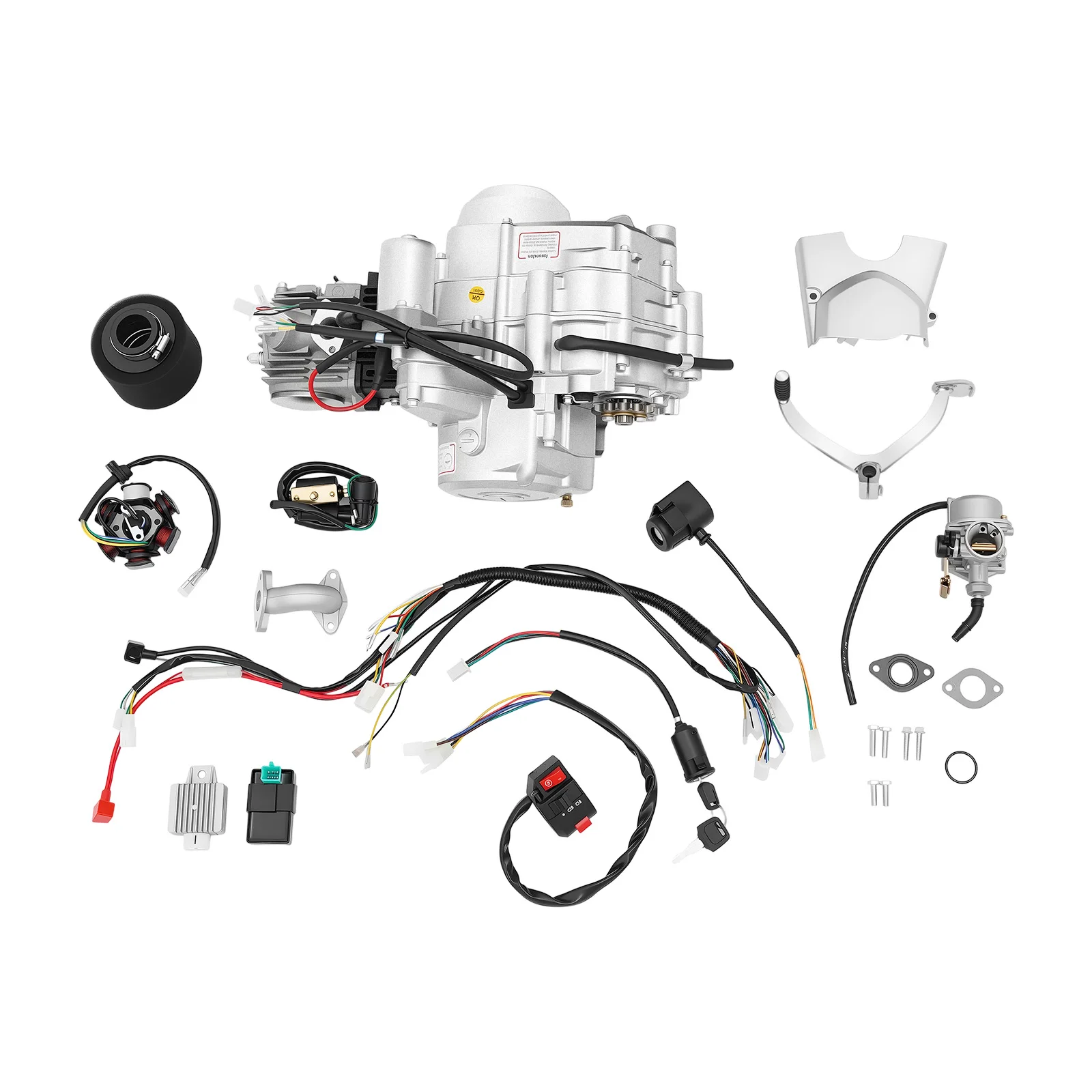 125cc 4-Stroke Motor Engine 5.5KW 8.5Nm Torque Electric Start Reverse CDI for ATV Dirt Bike Go Kart Quad Pit Bike Buggy - Image 6