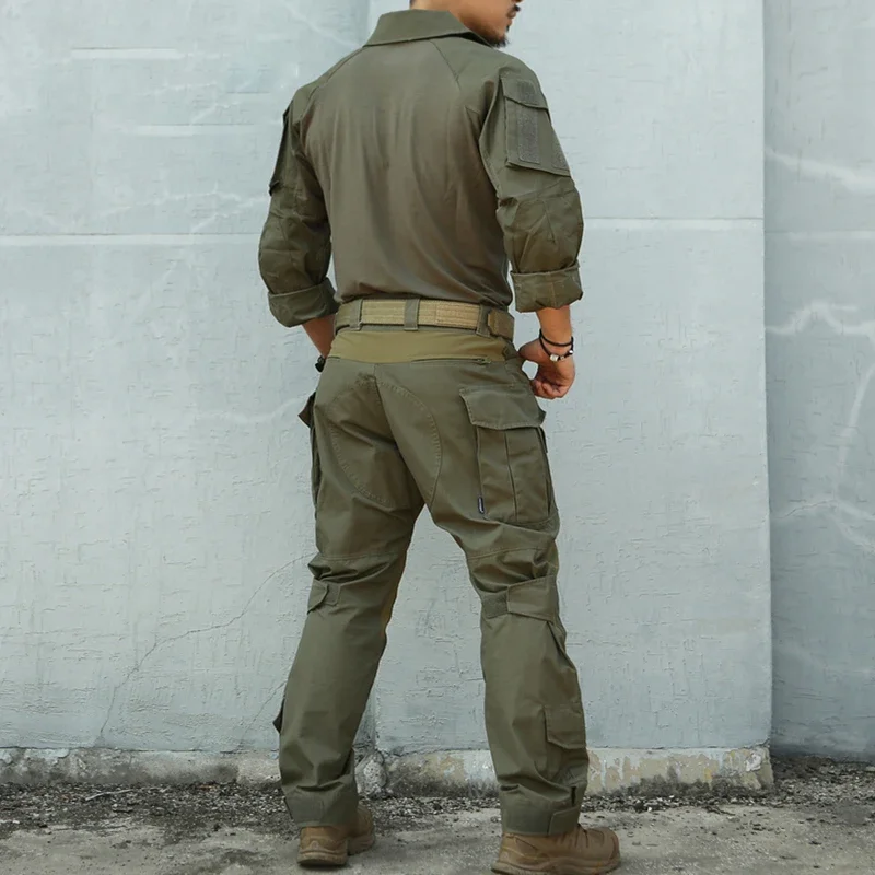 GREEN G3 Tactical Uniform Milit Outdoor Camo Suit Hunting Pants Gen3 Hiking Shirts Trainning Suits Airsoft Paintball Clothes Set - Image 2