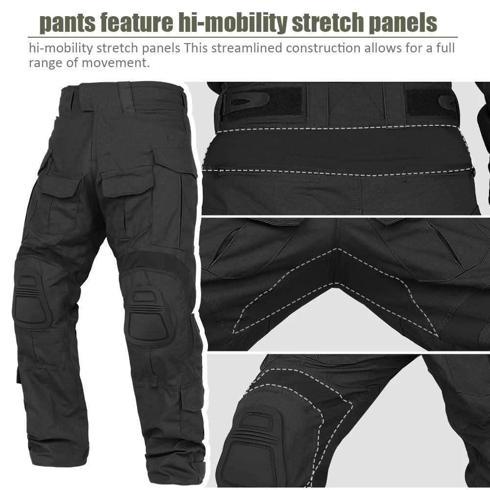 Gen3 Camo Combat Uniform Hunting Clothes Tactical Sets Shirt Cargo Pants Mens Clothing Military Suit Kit Green Wear-resisting - Image 6