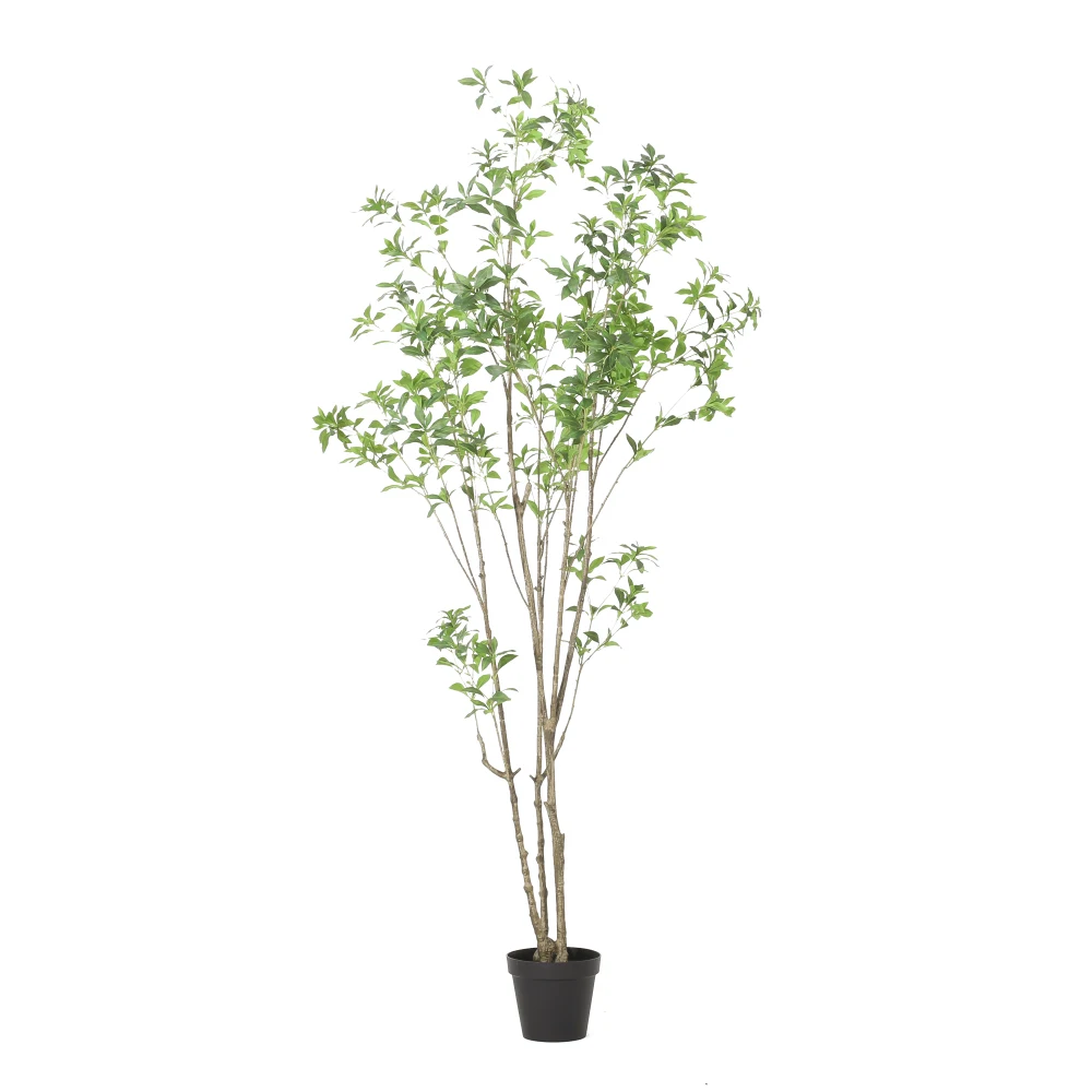 Realistic 240CM Fake Pieris Tree Artificial Plant for Indoor Outdoor Home Entryway Garden Decor - Image 2