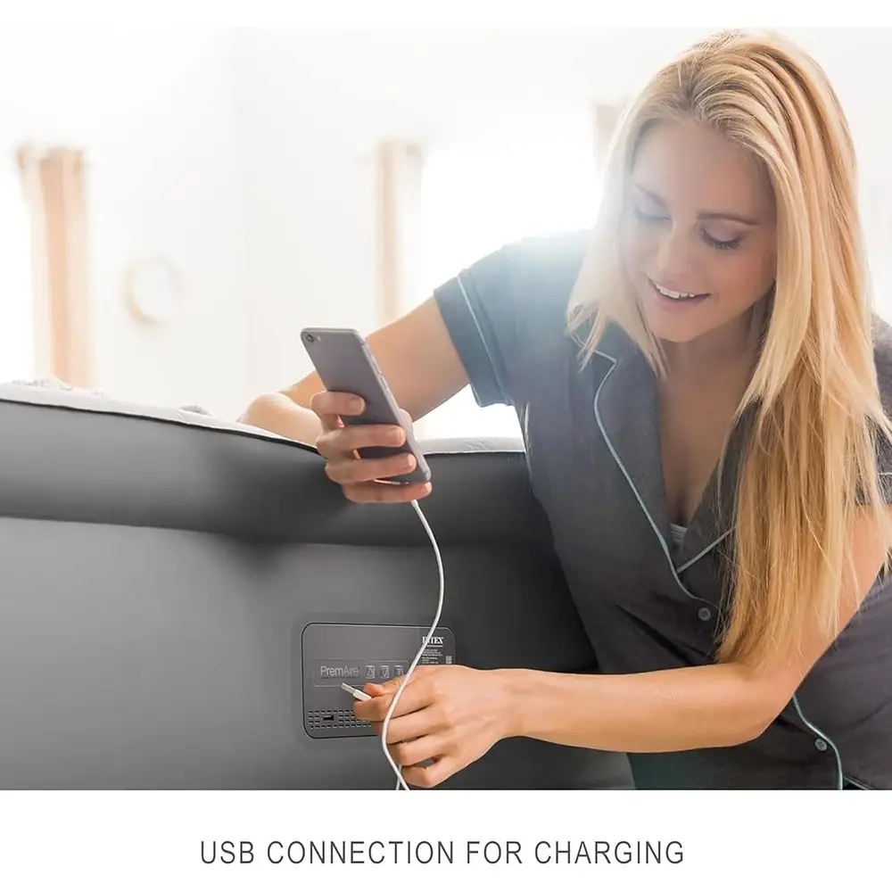 Luxury Air Mattress with Electric Pump, Queen Size, 18 Height, 600lb Capacity - Image 6