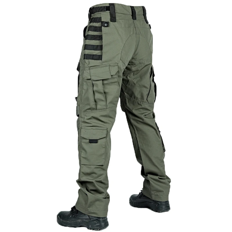 Tactical Suits Workwear Pants Mens Camo Military Wear-resistant Set Trip Tactic Army Shirts Hiking Pant Training Hunting Clothes - Image 2