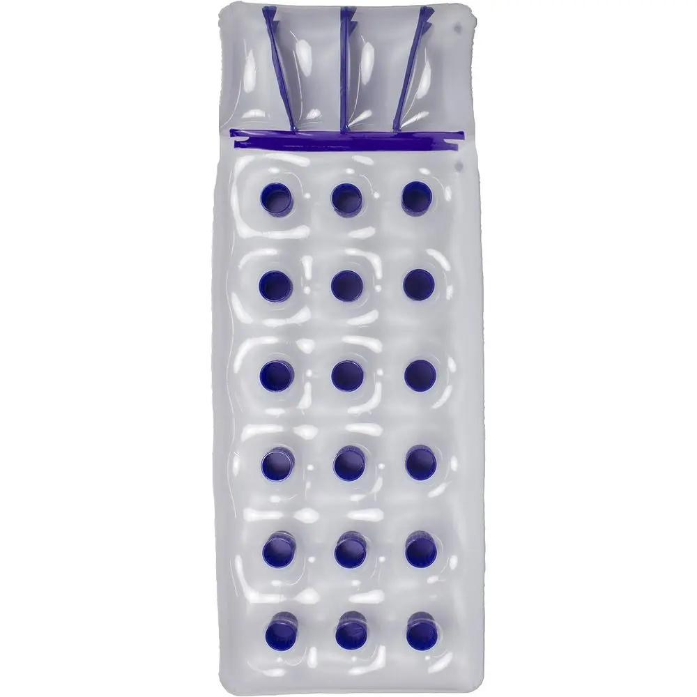 Classic Inflatable Swimming Pool Mat for Kids and Adults, Blue