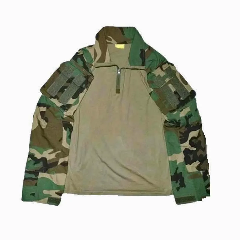 Woodland Camouflage GEN3 Training Tactical Suits Hunting Clothes Combat Shirts Special Force Suit Long Sleeved+long Pants - Image 6