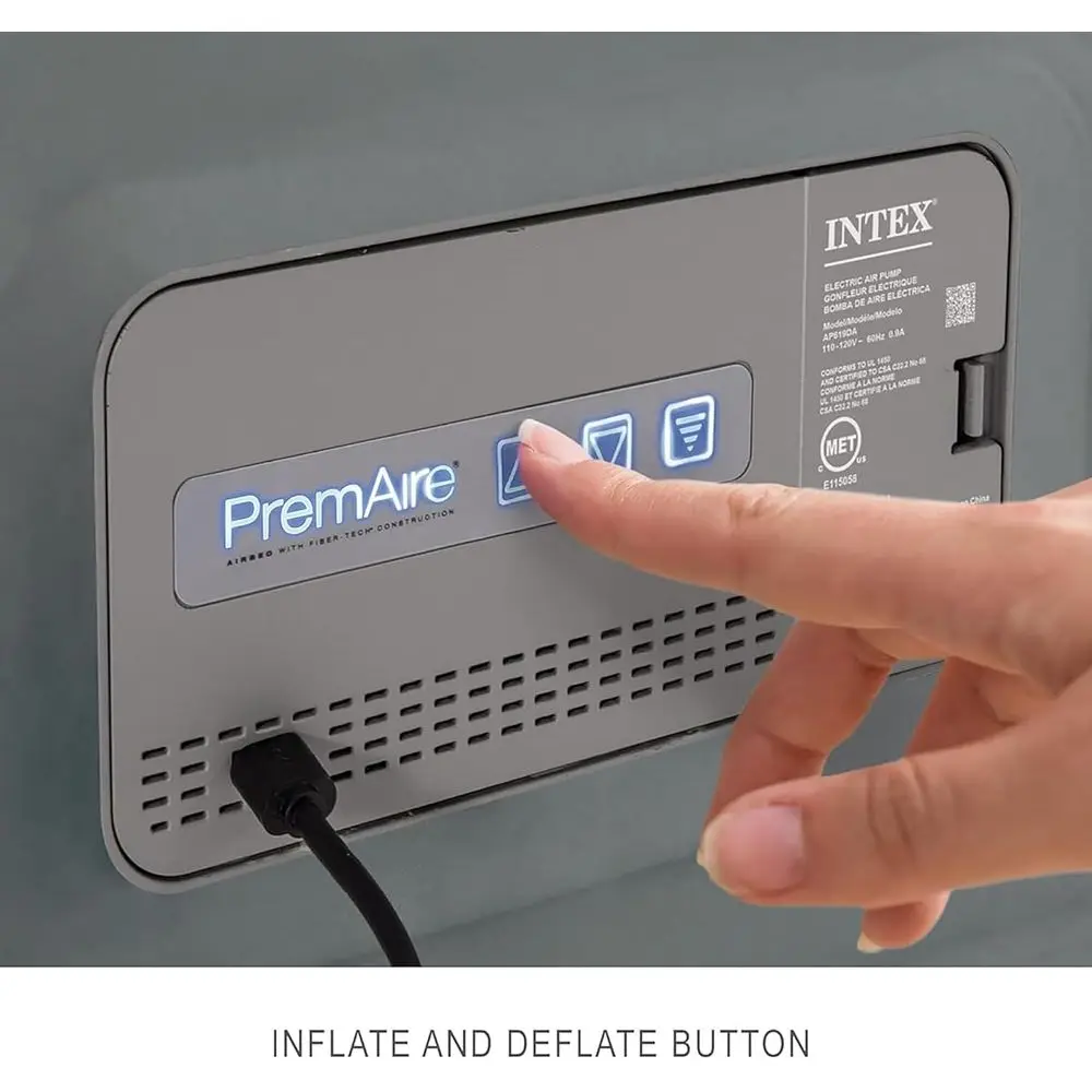 Luxury Air Mattress with Electric Pump, Queen Size, 18 Height, 600lb Capacity - Image 4