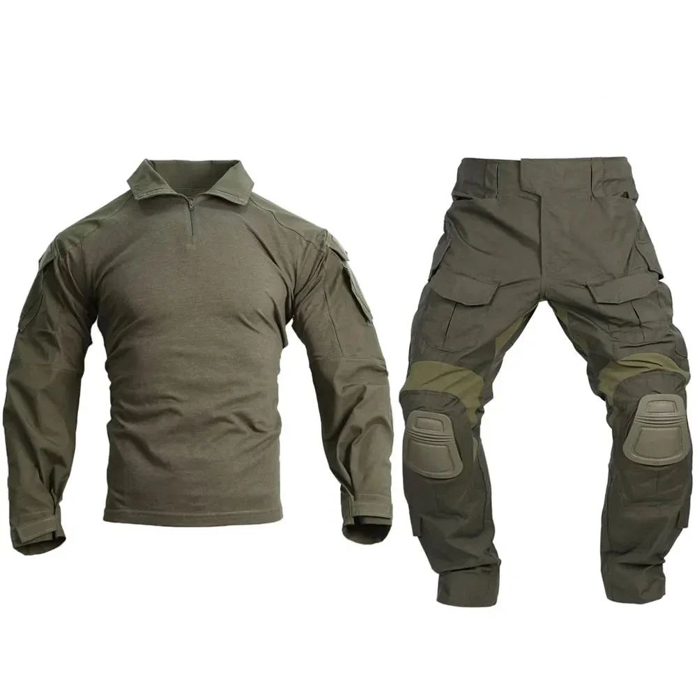 Tactical Uniform Sets Gen3 Mens Camo Suits Outdoor Hunting Shirt Pants Tops Elastic Duty Sets Cargo Trousers Windproof Workwear - Image 2