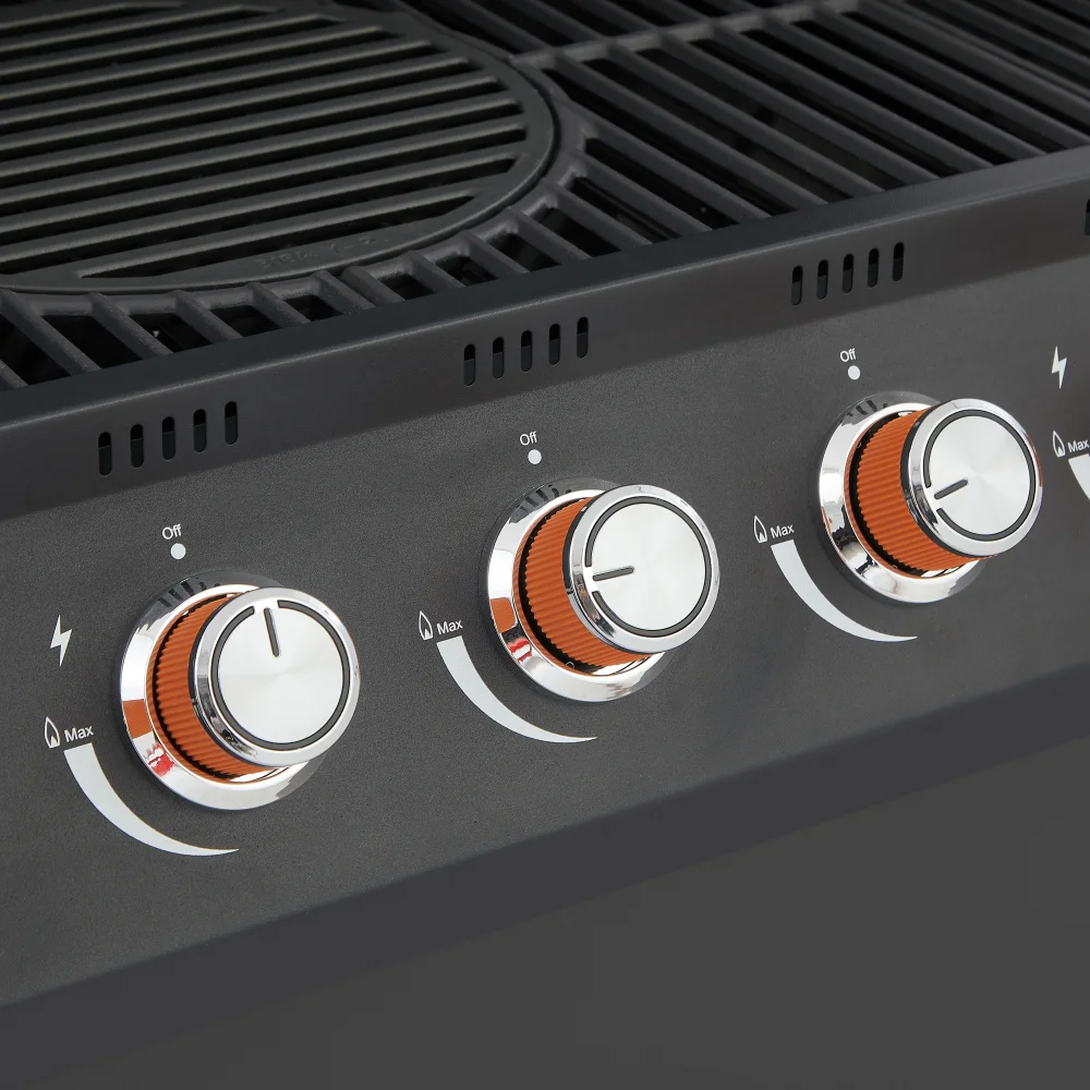 Stainless Steel 2 Burner Propane Gas Grill 24000BTU Outdoor BBQ Grill Side Burner Enameled Grates Patio Backyard Garden Cooking - Image 5