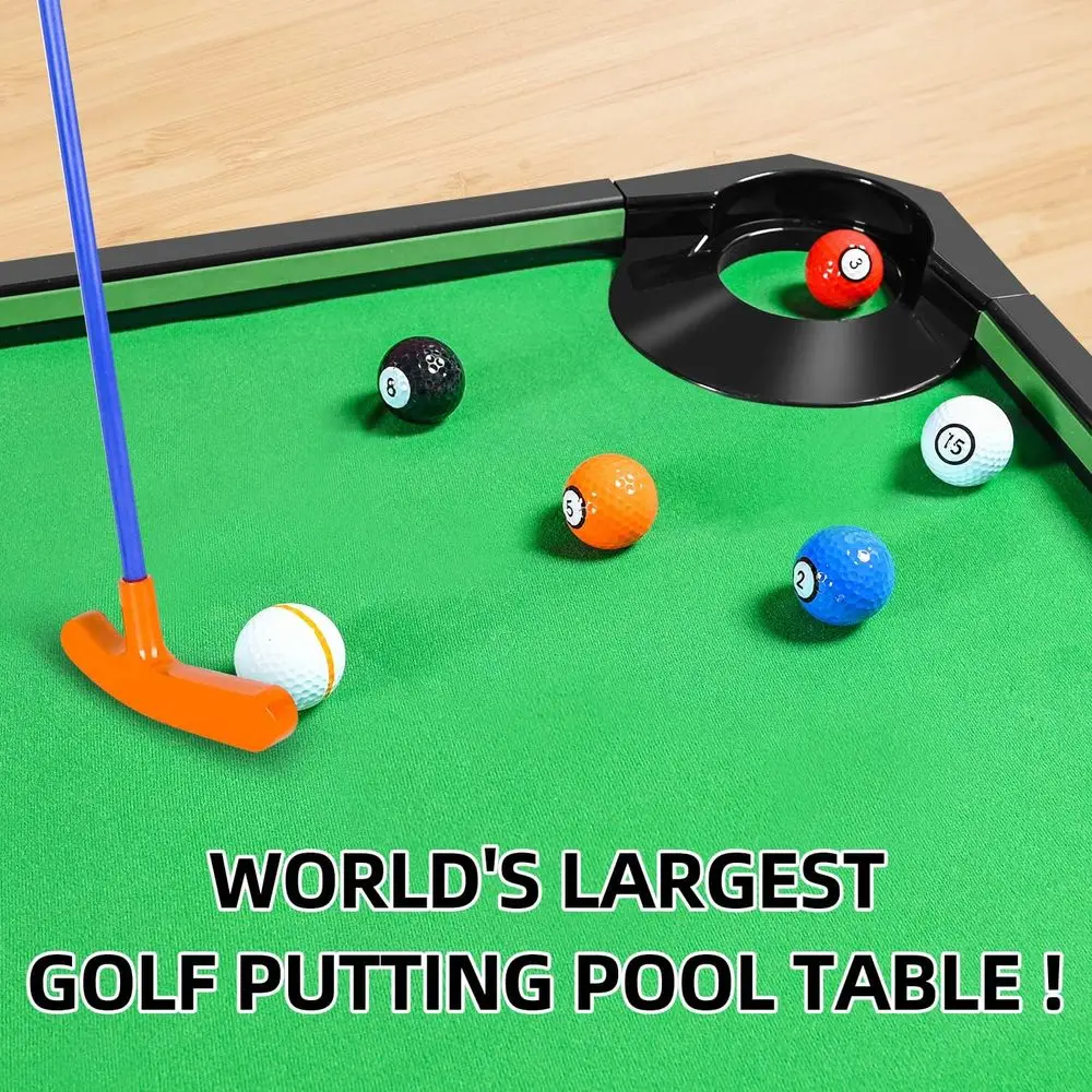 Indoor Golf and Pool Game: Family Fun on a Giant Putting Green - Image 2