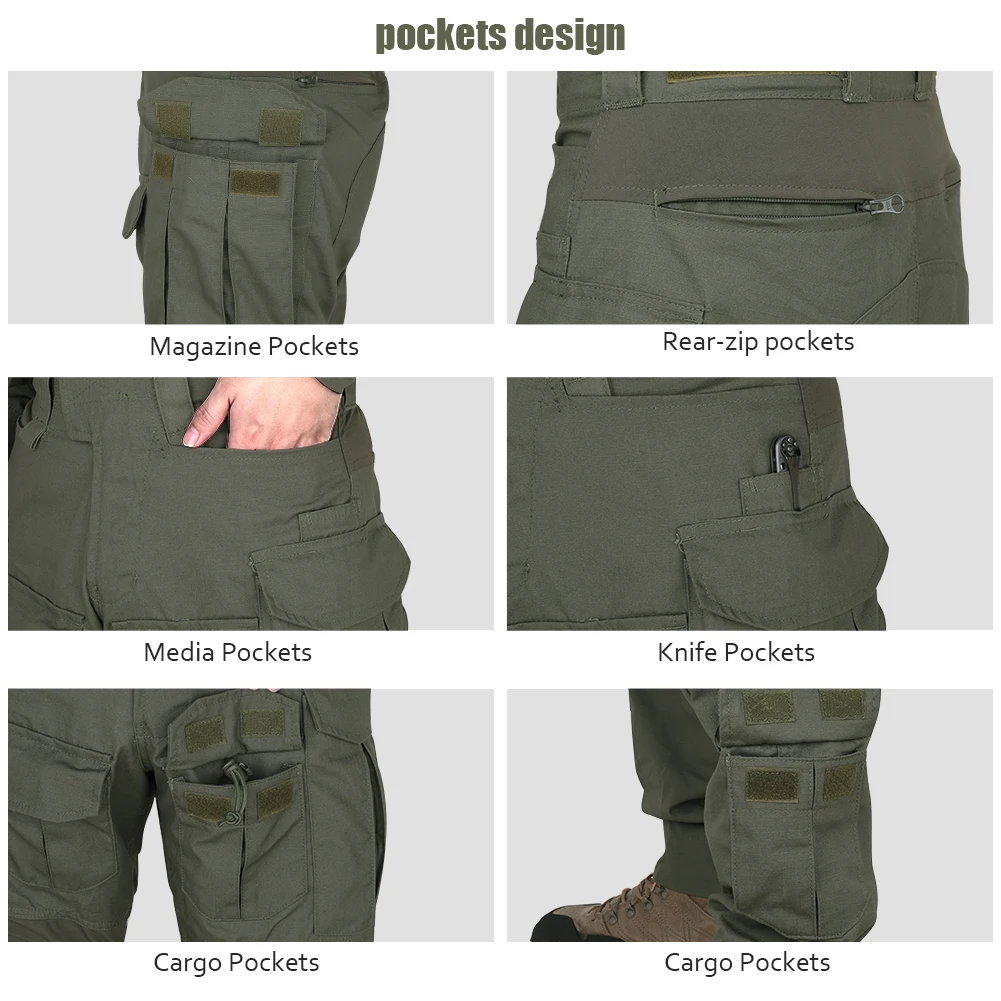 Gen3 Camo Combat Uniform Hunting Clothes Tactical Sets Shirt Cargo Pants Mens Clothing Military Suit Kit Green Wear-resisting - Image 5